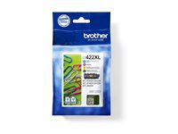 Brother LC422XLVAL blækpatron 4 stk Original Sort, Blå, Magenta, Gul