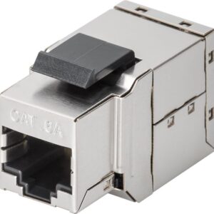 GOOBAY - Keystone RJ45 mellemled - 2 x RJ45(8P8C) hun, CAT6a skærmet