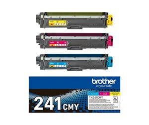 Brother TN-241CMY tonerpatron 3 stk Original Blå, Magenta, Gul