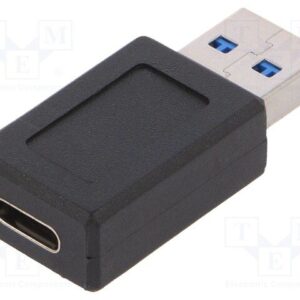 USB 3.0 SuperSpeed adaptor, black - USB-C female > USB 3.0 male (type A)