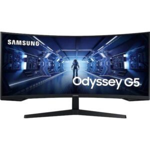 Samsung G55T computerskærm 86,4 cm (34") 3440 x 1440 pixel UltraWide Quad HD LED Sort
