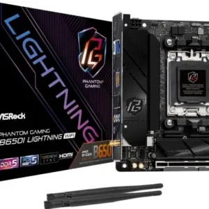 ASRock B650I LIGHTNING WIFI - Bundkort - Socket AM5 - USB 3.2 Gen 1 - onboard grafik (CPU påkrævet) retail