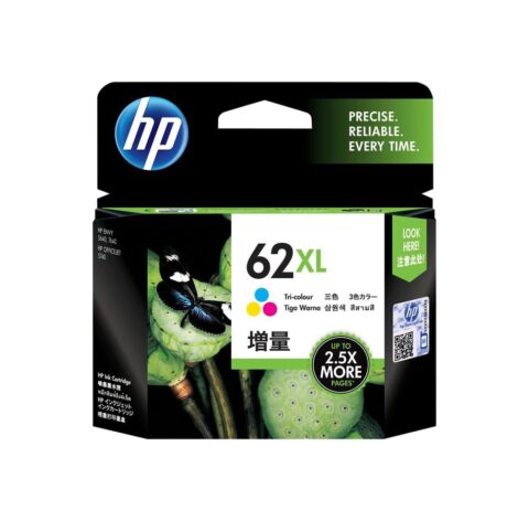 HP 62XL trefarvet blækpatron