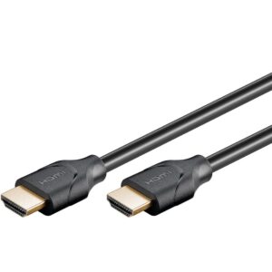 Goobay HDMI 2.1 kabel med Ethernet 8K 60Hz 2 m Sort