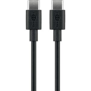 goobay USB 2.0 USB Type-C kabel 2m Sort