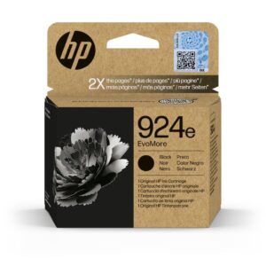 HP Original 924e EvoMore-blækpatron, sort