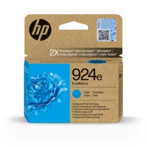HP Original 924e EvoMore-blækpatron, cyan