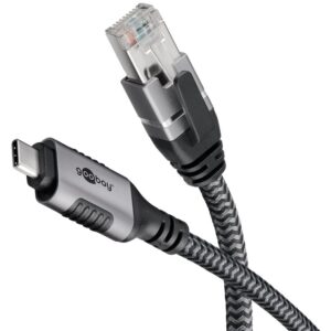 Goobay USB-C 3.1 til RJ45 netværksadapter 1.5 m CAT6 1 Gbit/s