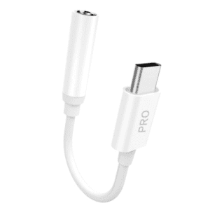 Dudao L16CPro USB-C to 3.5mm Jack adapter hvid