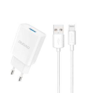 Dudao A4EU Adapter 10Watt 1xUSB-A (USB-A to Lightning cable included)