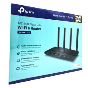 TP-Link Archer AX12 trådløs router Hurtigt ethernet Dual-band (2,4 GHz / 5 GHz) Sort