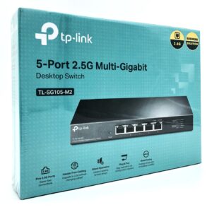 TP-Link TL-SG105-M2 netværksswitch Ikke administreret 2.5G Ethernet (100/1000/2500) Sort