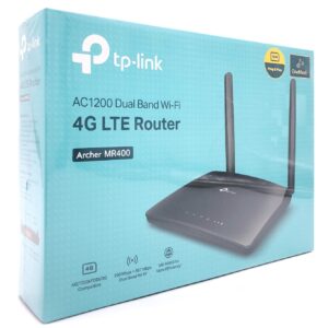 TP-Link Archer MR400 trådløs router Hurtigt ethernet Dual-band (2,4 GHz / 5 GHz) 4G Sort