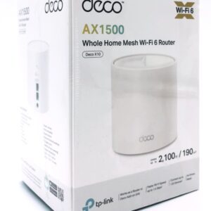 TP-Link Deco X10 Dual-band (2,4 GHz / 5 GHz) Wi-Fi 6 (802.11ax) Hvid 2 Intern