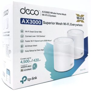 TP-Link Deco X50 (2-pack) Dual-band (2,4 GHz / 5 GHz) Wi-Fi 6 (802.11ax) Hvid 3 Intern