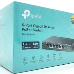 TP-Link TL-SG1006PP netværksswitch Ikke administreret Gigabit Ethernet (10/100/1000) Strøm over Ethernet (PoE) Grå