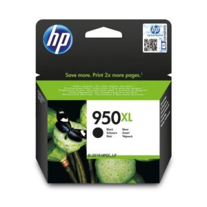 HP Original 950XL-blækpatron med høj kapacitet, sort