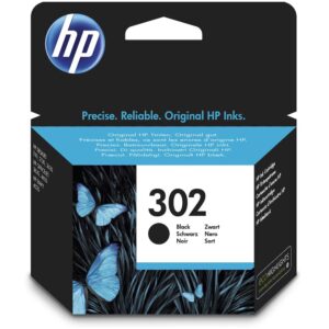 HP Original 302-blækpatron, sort