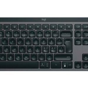 Logitech MX Keys S Tastatur Membran Ja Trådløs Nordisk (dansk/finsk/norsk/svensk)