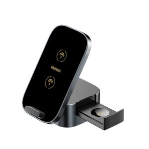 Dudao A11Pro+ 3in1 wireless charging stand 15W sort