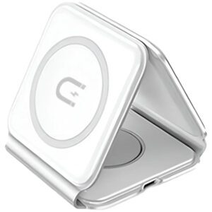 Dudao A11N 3in1 wireless charging stand 15W hvid