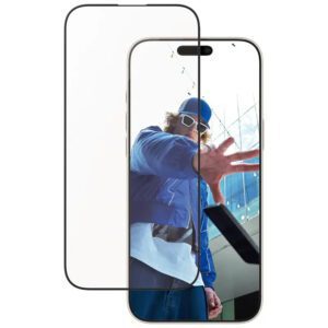 PanzerGlass ® Skærmbeskyttelse Aluminum Ramme iPhone 16 Pro Max| Ultra-Wide Fit