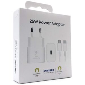 Samsung EP-T2510 Smartphone Hvid Vekselstrøm, USB Hurtig opladning Indendørs