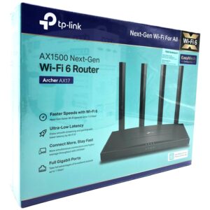 TP-Link Archer AX17 trådløs router Gigabit Ethernet Dual-band (2,4 GHz / 5 GHz) Sort