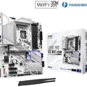 ASRock Z890 Pro RS WIFI White Motherboard ATX LGA-1851 Intel Z890