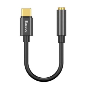 Baseus L54 USB-C til 3.5mm Jack adapter sort