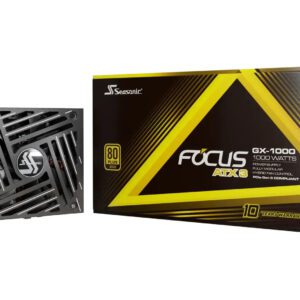 Seasonic Focus GX 1000 Watt ATX 3.1 80+ GOLD Fully Modular Strømforsyning