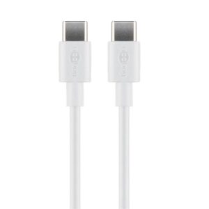 Goobay USB-C til USB-C kabel 2m Hvid
