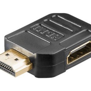 goobay HDMI til HDMI adapter højrevinklet