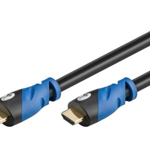 Goobay HDMI 2.0 Premium 1m Black/Blue