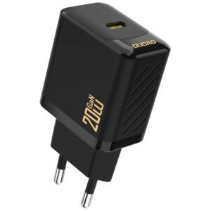 Dudao A26EU Adapter 20Watt GaN 1xUSB-C Sort