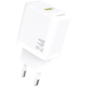 Dudao A23EU Adapter 12Watt GaN 1xUSB-A Hvid