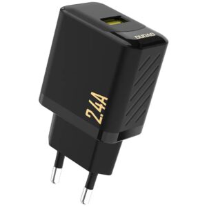 Dudao A23EU Adapter 12Watt GaN 1xUSB-A Sort
