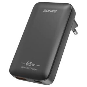 Dudao A65Q Adapter 65Watt GaN 1xUSB-C + 1xUSB-A Black
