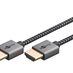 goobay Plus Series 2.1 Slim HDMI-kabel 8K 60Hz 1m