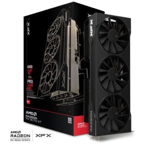 XFX Swift Radeon RX 9070 XT Triple Fan Gaming Edition 16GB Sort