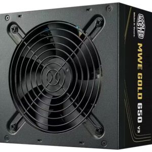 Cooler Master MWE Gold V3 ATX 3.1 Strømforsyning 650Watt 80+ Gold