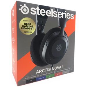 SteelSeries Arctis Nova 1 Kablet Høretelefoner Sort