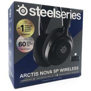 SteelSeries Arctis Nova 5P Trådløs Høretelefoner Sort