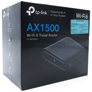 TP-Link TL-WR1502X trådløs router Gigabit Ethernet Dual-band (2,4 GHz / 5 GHz) Sort