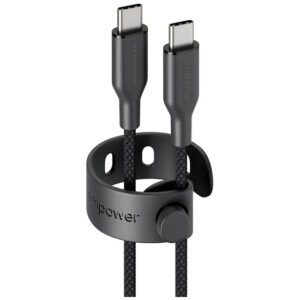 PanzerGlass empower™ by ® Racing 60W USB-C to USB-C Kabel | USB 2.0 | 2M | Space Black