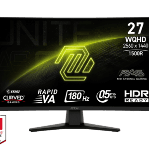 MSI MAG 274CQFDE computerskærm 68,6 cm (27") 2560 x 1440 pixel Wide Quad HD Sort
