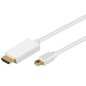 goobay Videoadapterkabel 2m Hvid