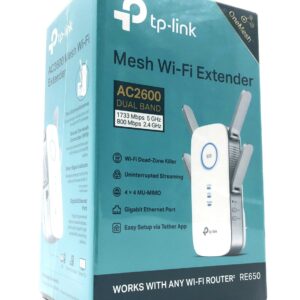 TP-Link RE650 netværk forlænger Netværkssender Hvid 10, 100, 1000 Mbit/s