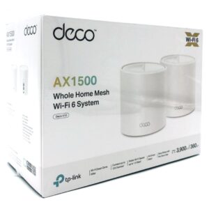TP-Link Deco X10 Dual-band (2,4 GHz / 5 GHz) Wi-Fi 6 (802.11ax) Hvid 2 Intern