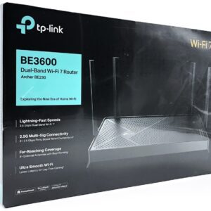 TP-Link Archer BE230 trådløs router 2.5 Gigabit Ethernet Dual-band (2,4 GHz / 5 GHz) Sort